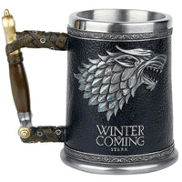 House Stark Direwolf Sword Handle Tankard – 600ml (20 fl oz)